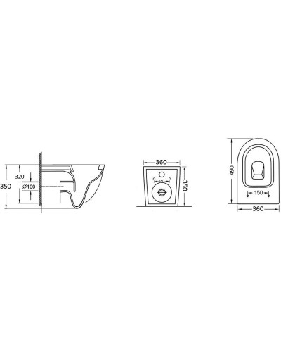 Комплект подвесной унитаз Grossman GR-4455BMS + система инсталляции Grohe 38811kf0
