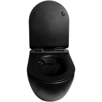 Комплект подвесной унитаз SantiLine SL-5002MB + система инсталляции Grohe 38811kf0