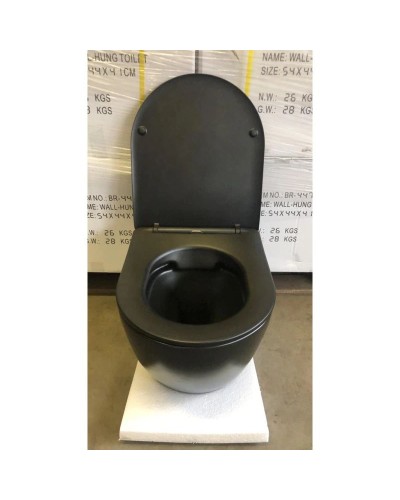 Комплект подвесной унитаз Bogner BR-4455BL + система инсталляции Grohe 38811kf0