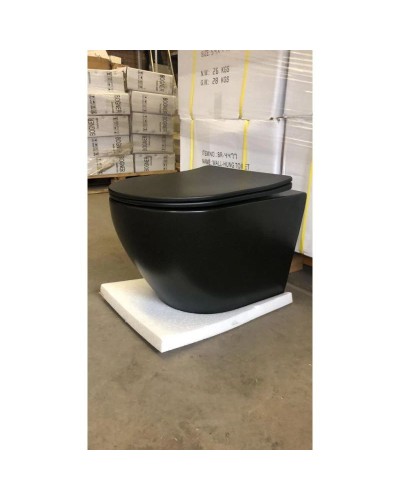 Комплект подвесной унитаз Bogner BR-4455BL + система инсталляции Grohe 38811kf0