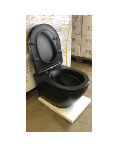 Комплект подвесной унитаз Bogner BR-4455BL + система инсталляции Grohe 38811kf0