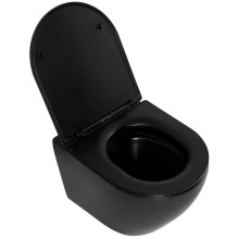 Комплект подвесной унитаз BelBagno Colorato BB062CHR-MB + BB062SC-MB + система инсталляции Grohe 38811kf0