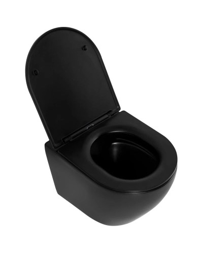 Комплект подвесной унитаз BelBagno Colorato BB062CHR-MB + BB062SC-MB + система инсталляции Grohe 38811kf0