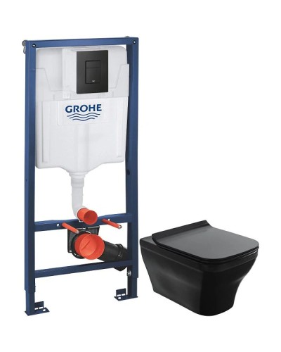Комплект подвесной унитаз Noken Forma N350798866 + система инсталляции Grohe 38811kf0