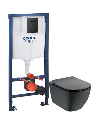 Комплект подвесной унитаз Ideal Standard Tesi T0079V3 + T3527V3 + система инсталляции Grohe 38811kf0