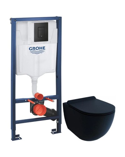 Комплект подвесной унитаз Esbano Garcia ESUPGARCBM + система инсталляции Grohe 38811kf0