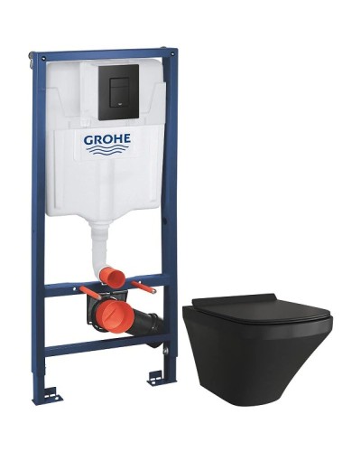 Комплект подвесной унитаз Grossman GR-4440BMS + система инсталляции Grohe 38811kf0