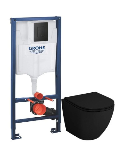 Комплект подвесной унитаз Grossman GR-4455BMS + система инсталляции Grohe 38811kf0