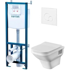 Комплект подвесной унитаз + система инсталляции Santek Лайн 1.WH50.1.750