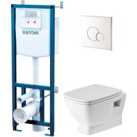 Комплект подвесной унитаз + система инсталляции Santek Нео 1.WH50.1.572