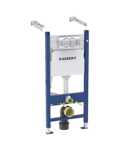 Монтажный элемент для подвесного унитаза, клавиша Delta 21 Geberit Duofix 458.149.21.1