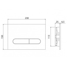 Инсталляция для подвесного унитаза с кнопкой PROSPERO BelBagno BB002-80/BB007-PR-NERO.M