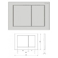 Система инсталляции для подвесных унитазов Delice Nimb комплект 4 в 1 с клавишей DLR000002