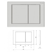 Система инсталляции для подвесных унитазов Delice Nimb комплект 4 в 1 с клавишей DLR000002