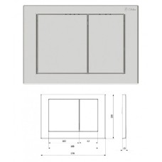 Система инсталляции для подвесных унитазов Delice Nimb комплект 4 в 1 с клавишей DLR000002