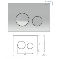 Система инсталляции для подвесных унитазов Delice Oreol комплект 4 в 1 с клавишей DLR000003