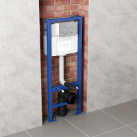 Система инсталляции для подвесных унитазов Delice Oreol комплект 4 в 1 с клавишей DLR000003