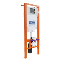Инсталляция для подвесного унитаза с кнопкой MARMI BelBagno BB002-80/BB012-MR-NERO.M