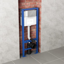 Система инсталляции для подвесных унитазов Delice Aura комплект 4 в 1 с клавишей DLR000004