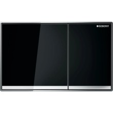 Смывная клавиша Geberit Sigma60 черное стекло для двойного смыва 115.640.SJ.1