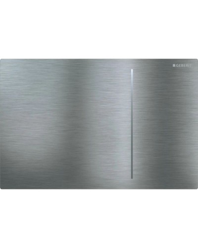 Смывная клавиша Geberit Sigma70 нержавеющая сталь потертая для двойного смыва, для бачков Sigma 12 см 115.620.FW.1