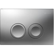 Смывная клавиша Geberit Delta21 матовый хром для двойного смыва 115.125.46.1