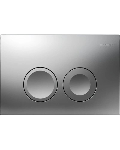 Смывная клавиша Geberit Delta21 матовый хром для двойного смыва 115.125.46.1