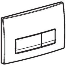 Смывная клавиша Geberit Delta51 глянцевый хром для двойного смыва 115.105.21.1