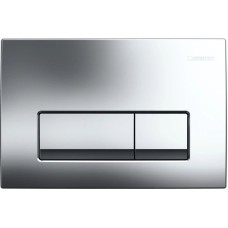 Смывная клавиша Geberit Delta51 глянцевый хром для двойного смыва 115.105.21.1