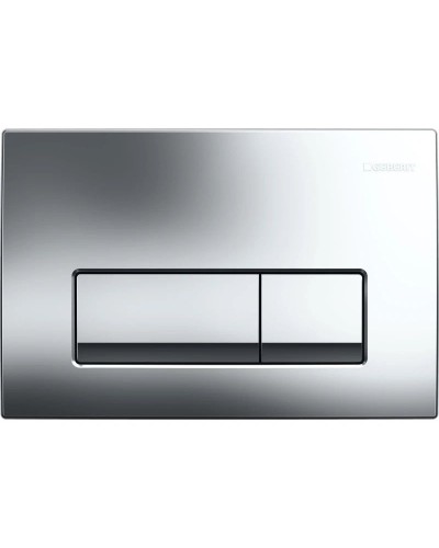 Смывная клавиша Geberit Delta51 глянцевый хром для двойного смыва 115.105.21.1