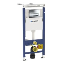 Смывная клавиша Geberit Delta51 глянцевый хром для двойного смыва 115.105.21.1