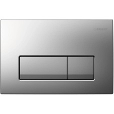 Смывная клавиша Geberit Delta51 матовый хром для двойного смыва 115.105.46.1