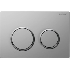 Смывная клавиша Geberit Omega20 матовый хром/глянцевый хром/матовый хром для двойного смыва 115.085.KN.1
