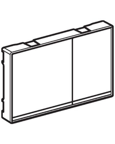 Смывная клавиша Geberit Omega60 полированный хром для двойного смыва 115.081.GH.1