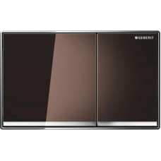 Смывная клавиша Geberit Omega60 стекло цвета умбры для двойного смыва 115.081.SQ.1