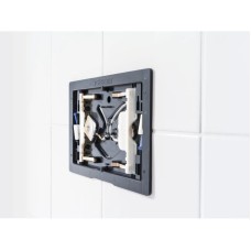 Смывная клавиша Geberit Sigma70 нержавеющая сталь потертая для двойного смыва, для бачков Sigma 12 см 115.620.FW.1