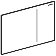 Смывная клавиша Geberit Sigma70 нержавеющая сталь потертая для двойного смыва, для бачков Sigma 12 см 115.620.FW.1