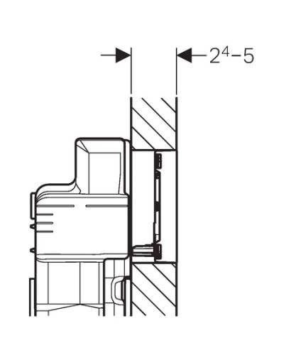 Смывная клавиша Geberit Sigma60 черное стекло для двойного смыва 115.640.SJ.1