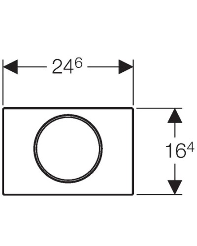 Смывная клавиша Geberit Sigma10 белый/позолота/белый для одинарного смыва 115.758.KK.5