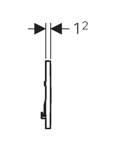 Смывная клавиша Geberit Sigma30 позолота для одинарного смыва 115.893.45.1