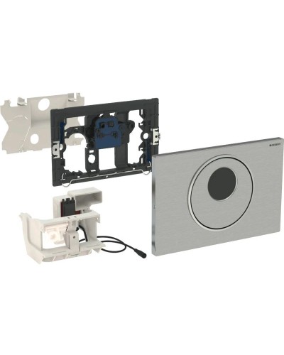 Смывная клавиша Geberit Sigma10, питание от сети, автоматический / бесконтактный / ручной смыв 115.890.SN.5