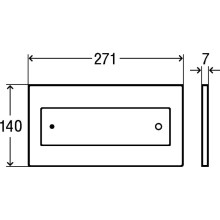 Смывная клавиша модель 8332.1 Viega Visign for Style 12 альпийский белый 596743