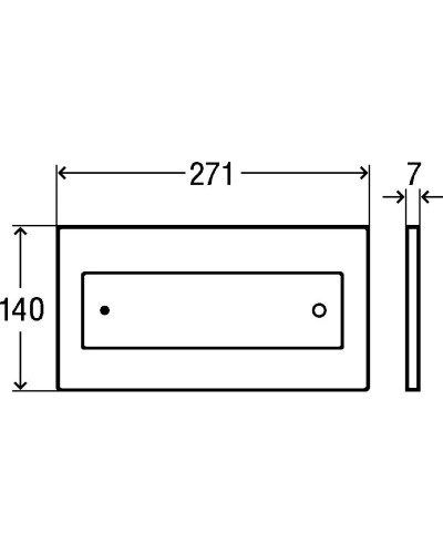 Смывная клавиша модель 8332.1 Viega Visign for Style 12 альпийский белый 596743