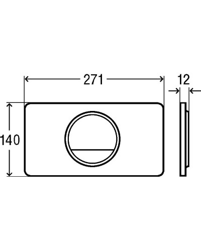 Смывная клавиша модель 8333.1 Viega Visign for Style 13 альпийский белый 654498