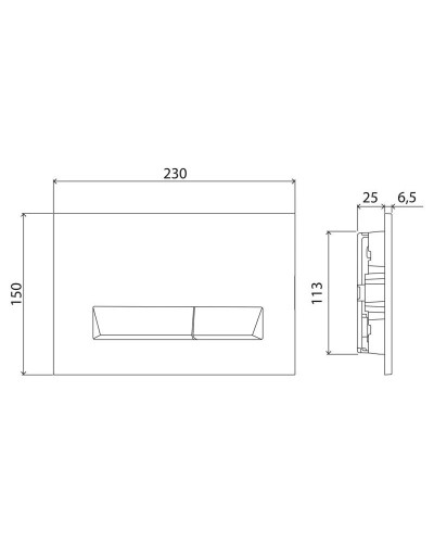 Смывная клавиша BelBagno Marmi золотой BB013-MR-ORO