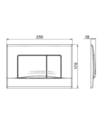 Смывная клавиша Roca Active 32B белый 8901130B0