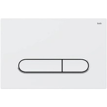 Смывная клавиша IDDIS Unifix белый матовый/глянцевый хром/белый матовый UNI01WCi77