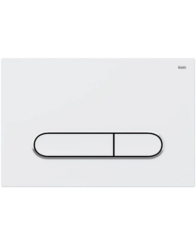 Смывная клавиша IDDIS Unifix белый матовый/глянцевый хром/белый матовый UNI01WCi77