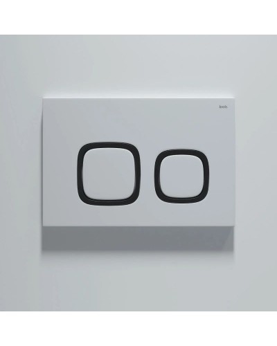 Смывная клавиша IDDIS Unifix белый матовый/черный матовый/белый матовый UNI04WBi77