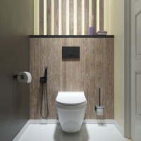 Смывная клавиша IDDIS Unifix черный матовый UNI06MBi77